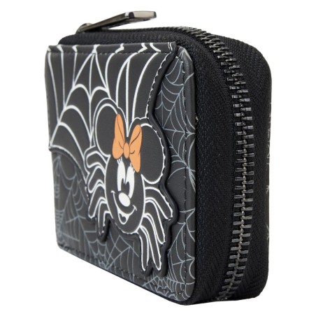DISNEY - Minnie Mouse "Araignée" - Portefeuille LoungeFly 