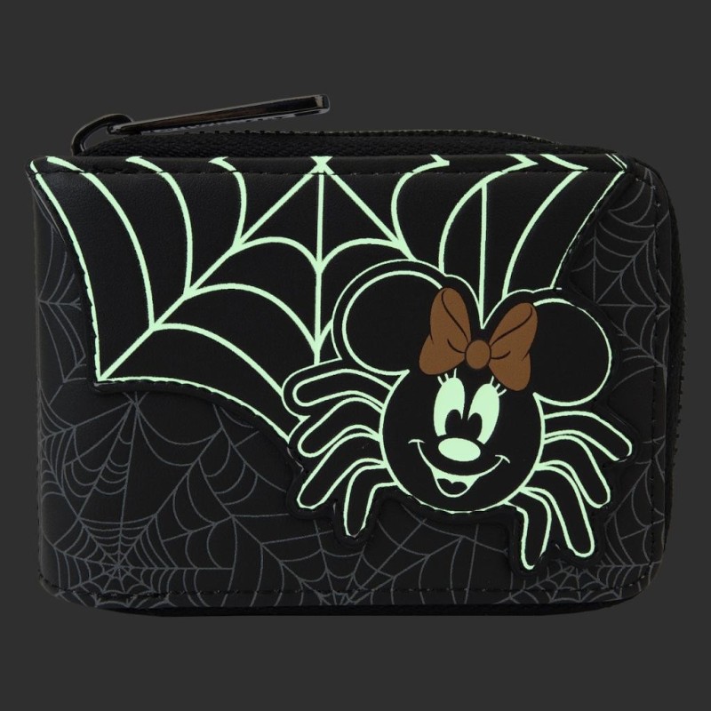 DISNEY - Minnie Mouse "Araignée" - Portefeuille LoungeFly 