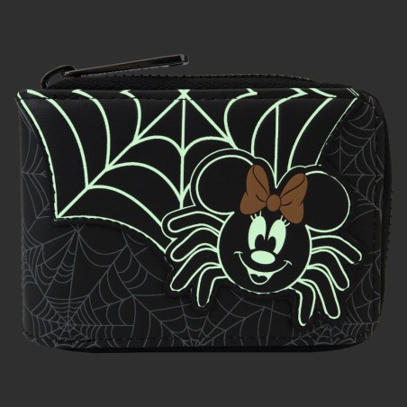 DISNEY - Minnie Mouse "Araignée" - Portefeuille LoungeFly 