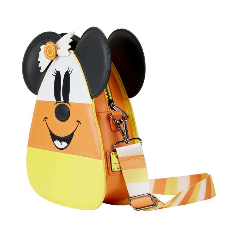 DISNEY - Mickey et Minnie Candy Corn - Sac Bandoulière LoungeFly 