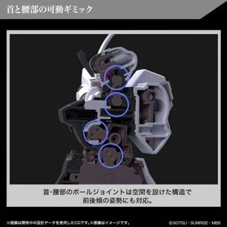 GUNDAM THE WITCH FROM MERCURY -HG 1/144 Gundam Schwarzette - Model Kit 