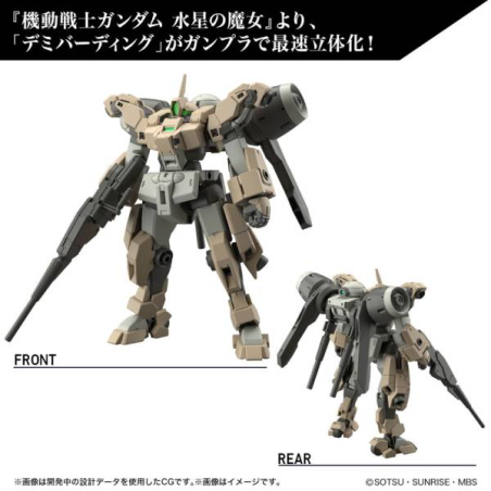 GUNDAM THE WITCH FROM MERCURY - HG 1/44 Demi Barding - Model Kit 