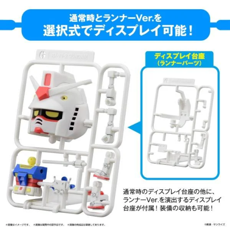 GUNDAM - 1/1 Gunpla-Kun DX Set (with Runner ver.) - Model Kit 