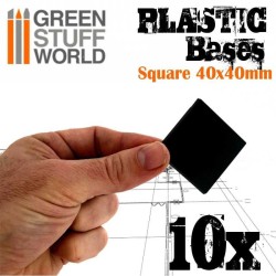 Socles CARRÉS 40x40 mm en Plastique 2