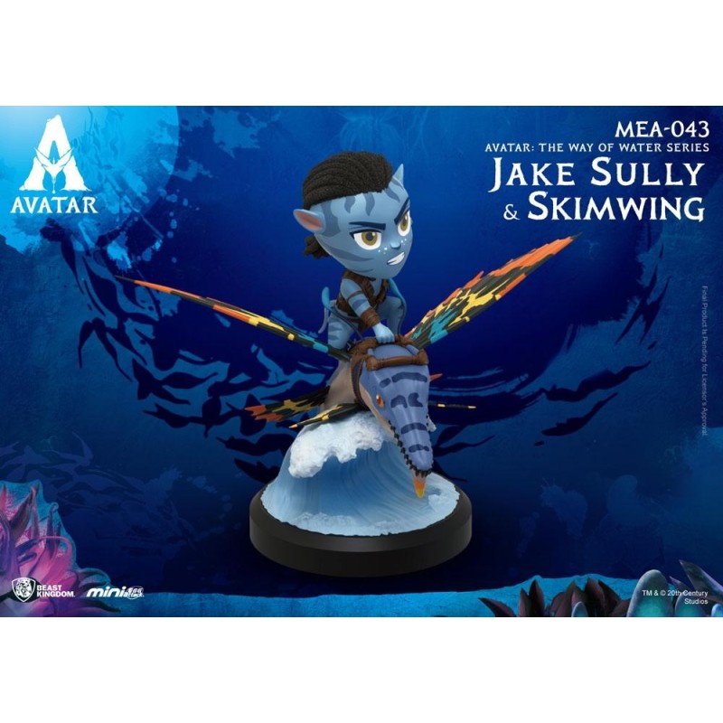 AVATAR LA VOIE DE L'EAU - Jake Sully - Figurine Mini Egg Attack 8cm 