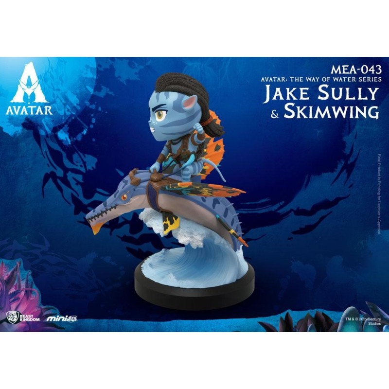 AVATAR LA VOIE DE L'EAU - Jake Sully - Figurine Mini Egg Attack 8cm 