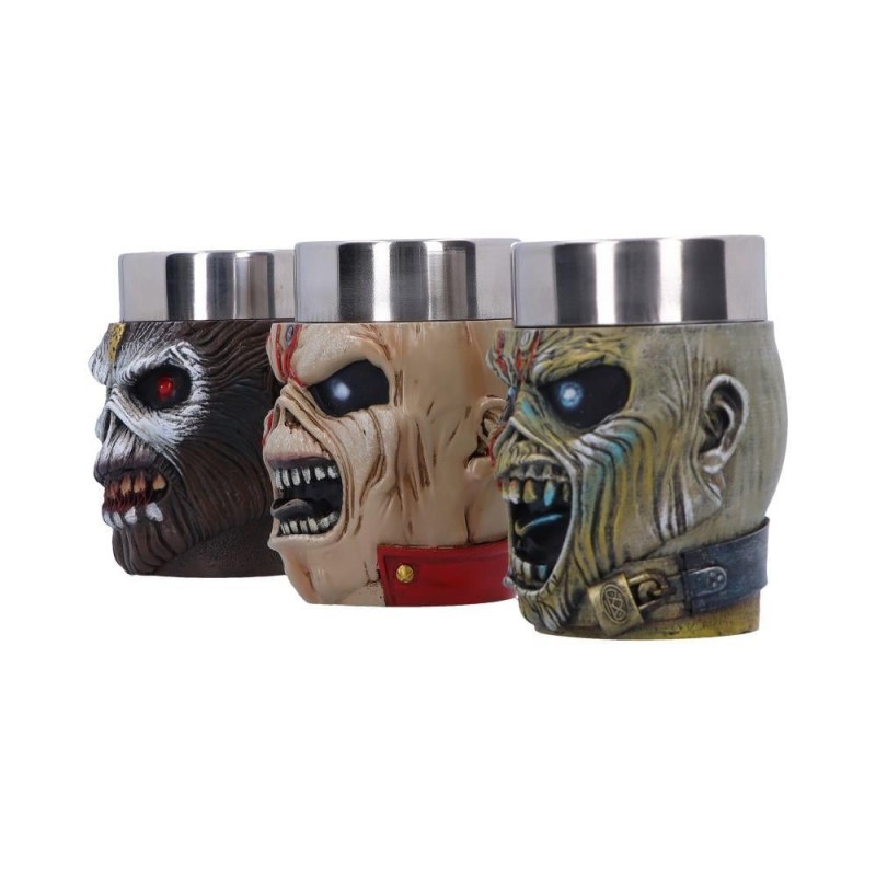IRON MAIDEN - Eddie - Set de 3 verres à shots 9cm 