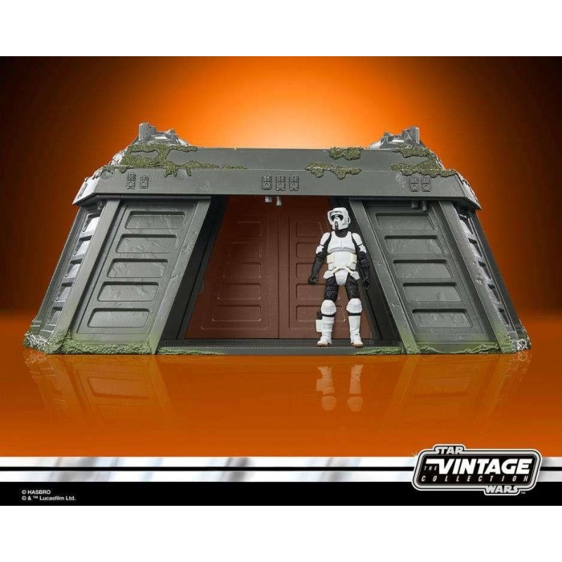 STAR WARS - Playset Vintage - Endor Bunker w/Endor Rebel Commando 