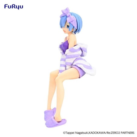 RE ZERO - Rem "Room Wear Purple" - Statuette PVC Noodle Stopper 14cm 