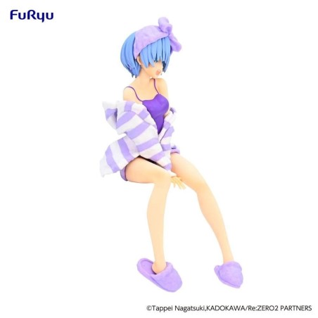 RE ZERO - Rem "Room Wear Purple" - Statuette PVC Noodle Stopper 14cm 