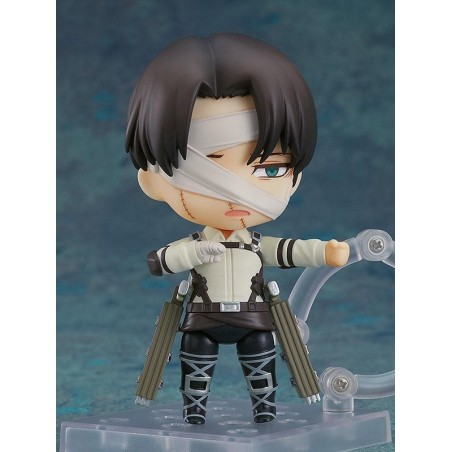 L'ATTAQUE DES TITANS S4 - Levi Ackerman - Figurine Nendoroid 10cm 