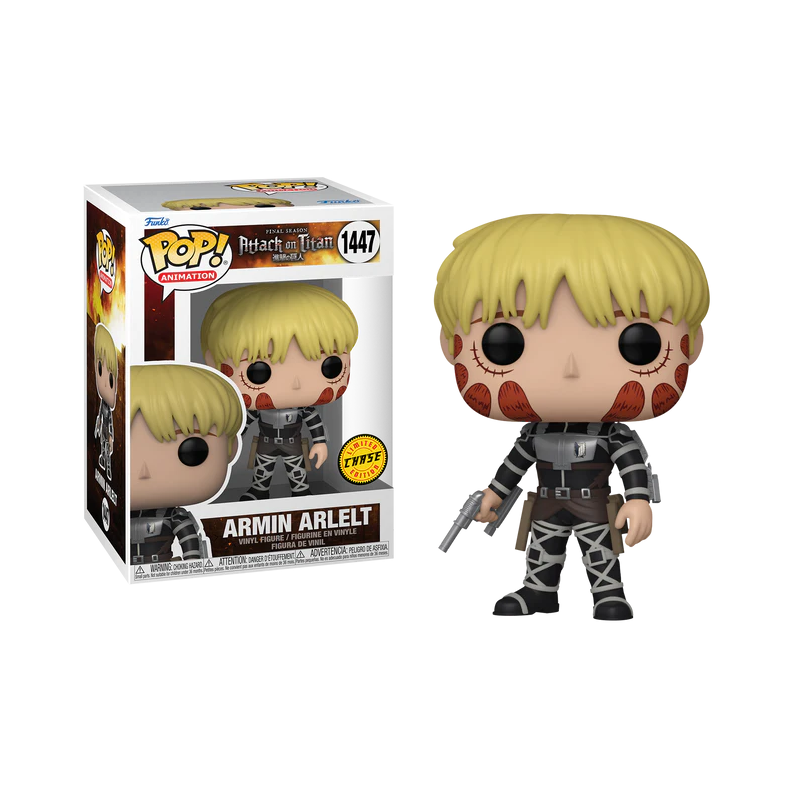 L'ATTAQUE DES TITANS S5 -POP Animation N°1447 -Armin Arlert avec Chase 