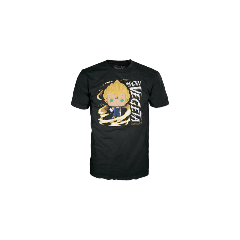 DRAGON BALL Z - Booble Head POP N°862 - Majin Vegeta (GW) +T-shirt (L) 