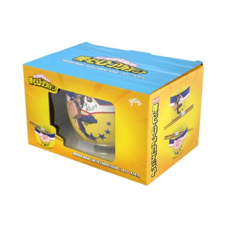MY HERO ACADEMIA - Bol à Ramen avec Baguette 414ml - All Might 