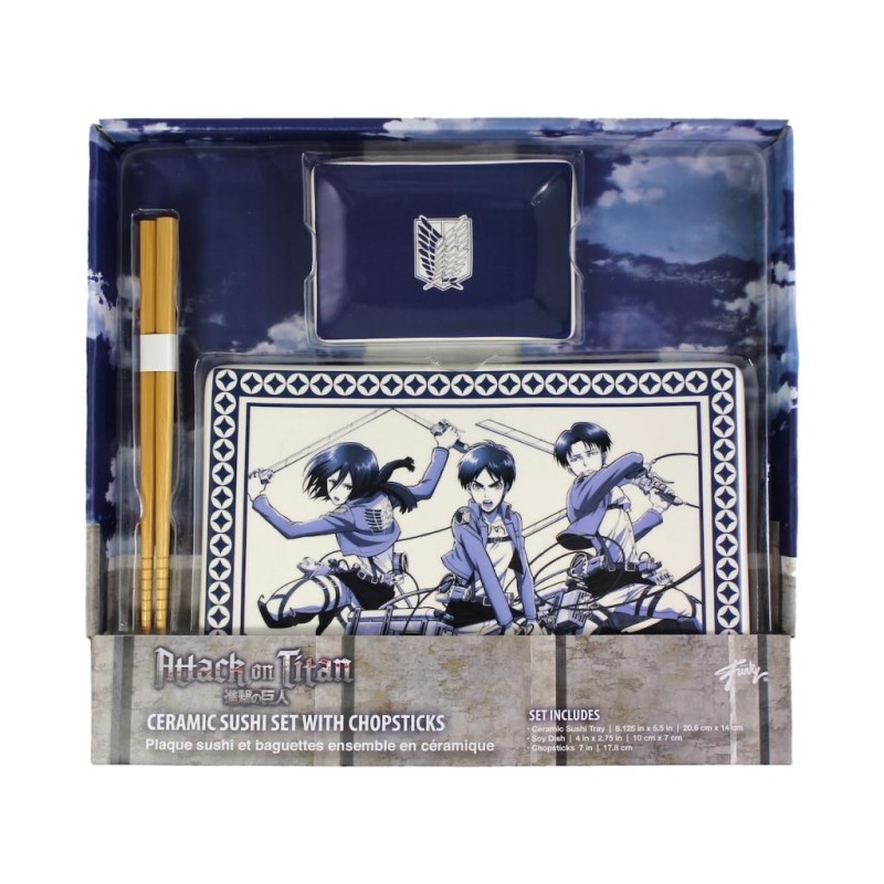 ATTACK ON TITAN - Sushi Set - 3 Characters 