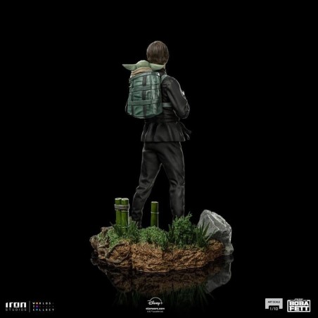 LE LIVRE DE BOBA FETT - Luke & Grogu - Figurine 1/10 Art Scale 20cm 