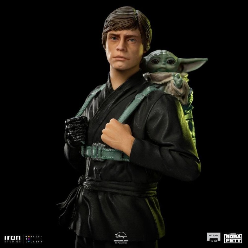 LE LIVRE DE BOBA FETT - Luke & Grogu - Figurine 1/10 Art Scale 20cm 