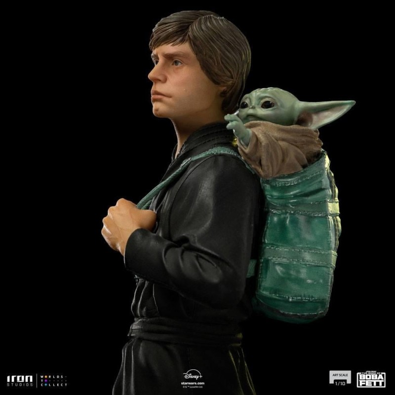 LE LIVRE DE BOBA FETT - Luke & Grogu - Figurine 1/10 Art Scale 20cm 
