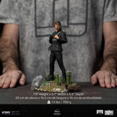 LE LIVRE DE BOBA FETT - Luke & Grogu - Figurine 1/10 Art Scale 20cm 