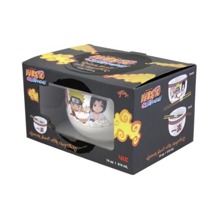 NARUTO - Bol à Ramen avec Baguette 414ml - Team Seven 