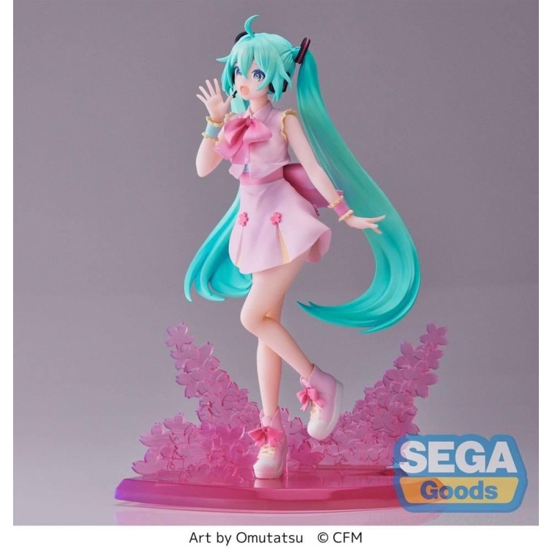 HATSUNE MIKU - Sakura Miku "Omutatsu Vers." - Statuette Luminasta 21cm 