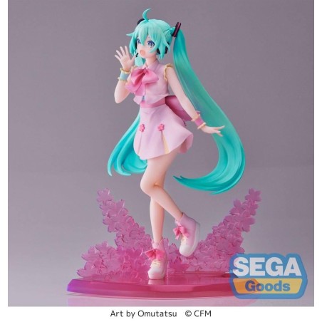 HATSUNE MIKU - Sakura Miku "Omutatsu Vers." - Statuette Luminasta 21cm 