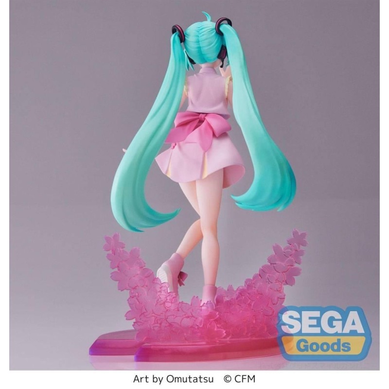 HATSUNE MIKU - Sakura Miku "Omutatsu Vers." - Statuette Luminasta 21cm 