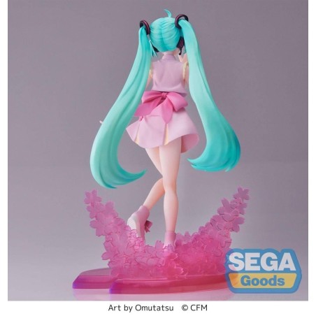HATSUNE MIKU - Sakura Miku "Omutatsu Vers." - Statuette Luminasta 21cm 