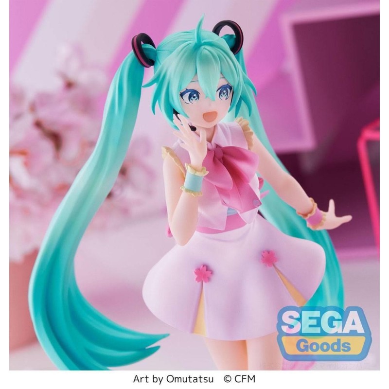 HATSUNE MIKU - Sakura Miku "Omutatsu Vers." - Statuette Luminasta 21cm 