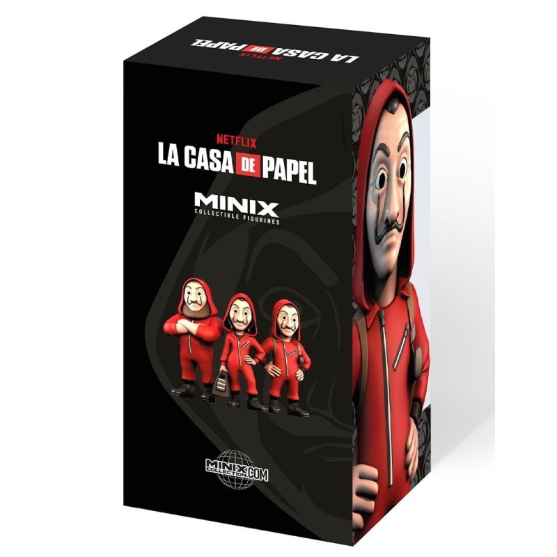 LA CASA DE PAPEL - Berlin avec Masque - Figurine Minix 12cm 