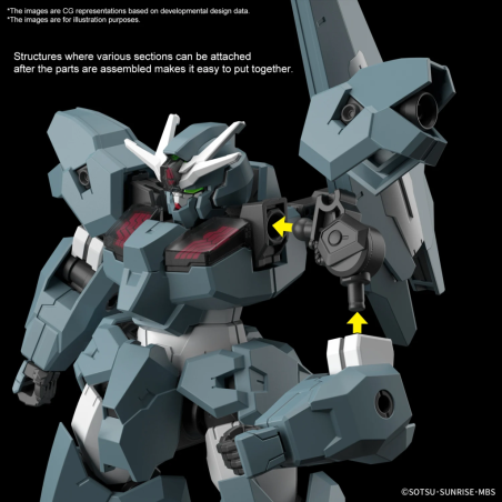 THE WITCH FROM MERCURY - HG 1/144 Gundam LFRITH UR - Model Kit 