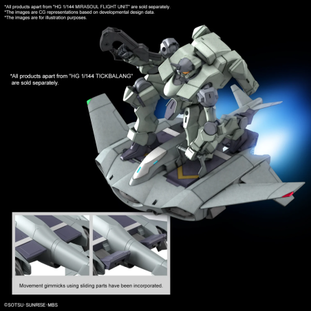 THE WITCH FROM MERCURY - HG 1/144 Tickbalang - Model Kit 