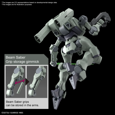 THE WITCH FROM MERCURY - HG 1/144 Zowort - Model Kit 