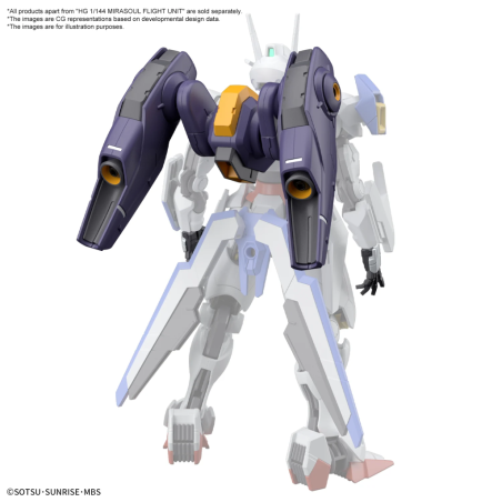 THE WITCH FROM MERCURY - HG 1/144 Mirasoul Flight Unit - Model Kit 