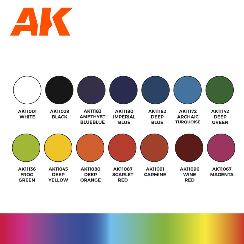 BASIC STARTER SET – 14 COLORS SELECTED BY...