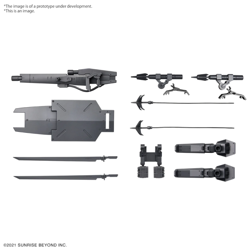 AMAIM -HG 1/72 AMAIM Warrior at the Borderline Weapon Set 3 -Model Kit 
