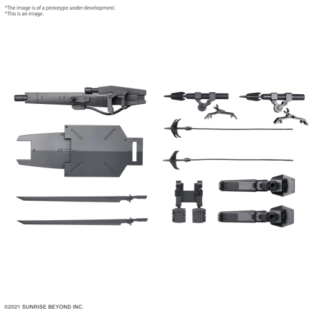 AMAIM -HG 1/72 AMAIM Warrior at the Borderline Weapon Set 3 -Model Kit 