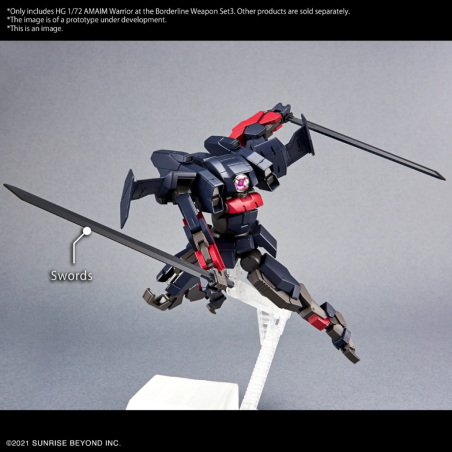 AMAIM -HG 1/72 AMAIM Warrior at the Borderline Weapon Set 3 -Model Kit 