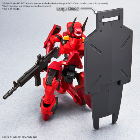 AMAIM -HG 1/72 AMAIM Warrior at the Borderline Weapon Set 3 -Model Kit 