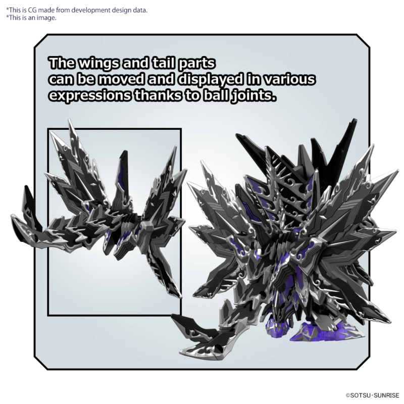 GUNDAM - SDW Heroes Dominant Superior D Dragon - Model Kit 