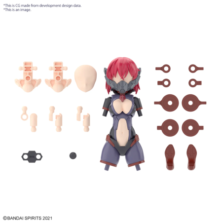 30MS - Option Parts Set 6 (Chaser Costume) "Color A" - Model Kit 