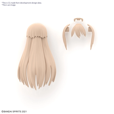 30MS - Option Hair Style Parts Vol.7 All 4 Types - Model Kit 