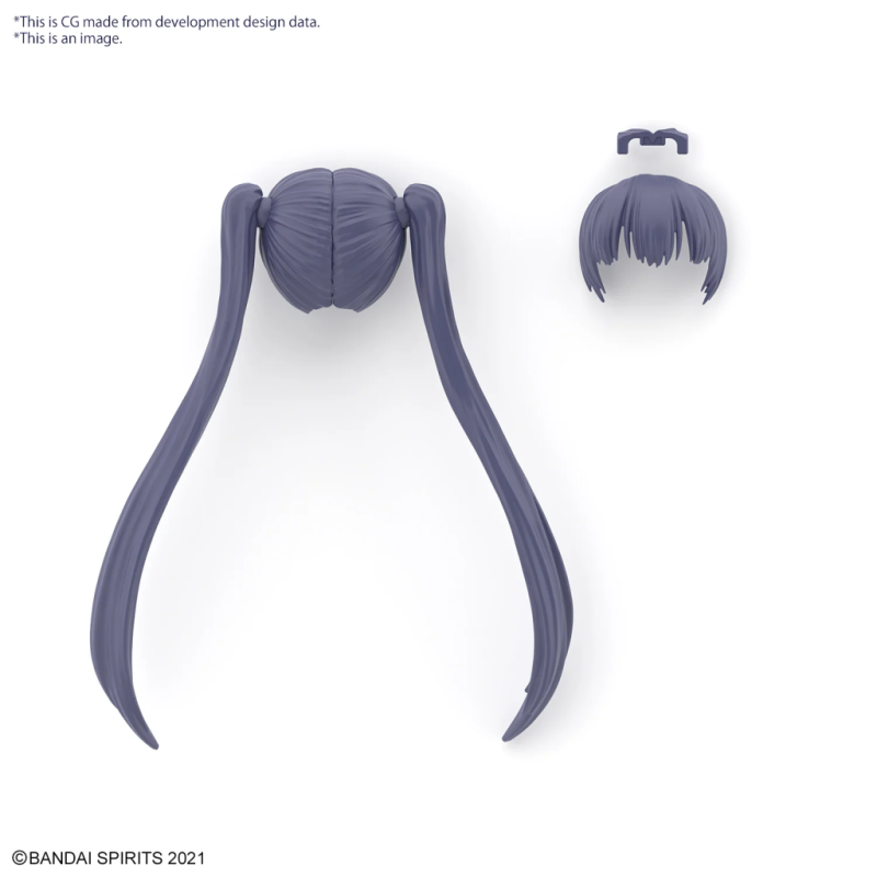 30MS - Option Hair Style Parts Vol.7 All 4 Types - Model Kit 