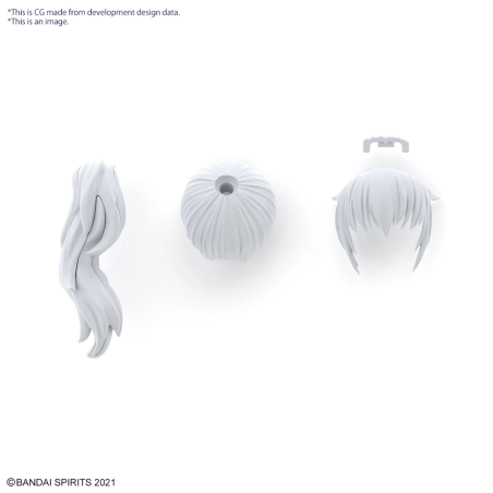 30MS - Option Hair Style Parts Vol.7 All 4 Types - Model Kit 