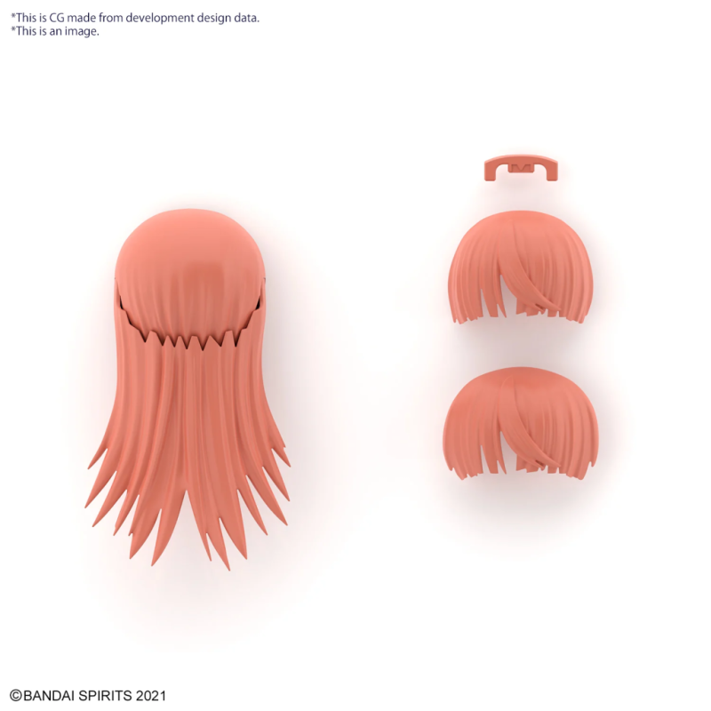 30MS - Option Hair Style Parts Vol.7 All 4 Types - Model Kit 