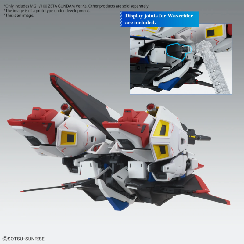 GUNDAM - MG 1/100 ZETA Gundam Ver. Ka - Model Kit 