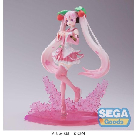 HATSUNE MIKU - Sakura Miku 2023 - Statuette Luminasta 21cm 