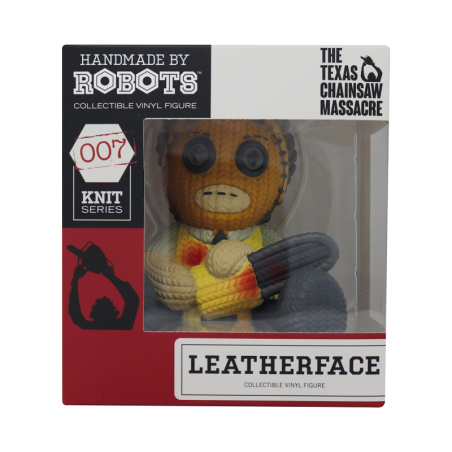 LEATHER FACE - Handmade By Robots N°07 - Collectible Vinyl Figurine 