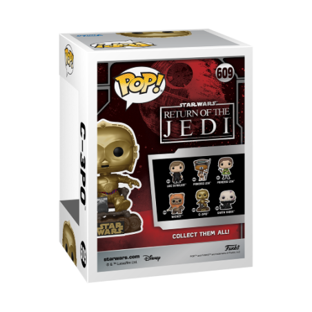 STAR WARS 6 "40EME ANNIVERSAIRE" - POP N° 609 - C3PO sur Chaise 