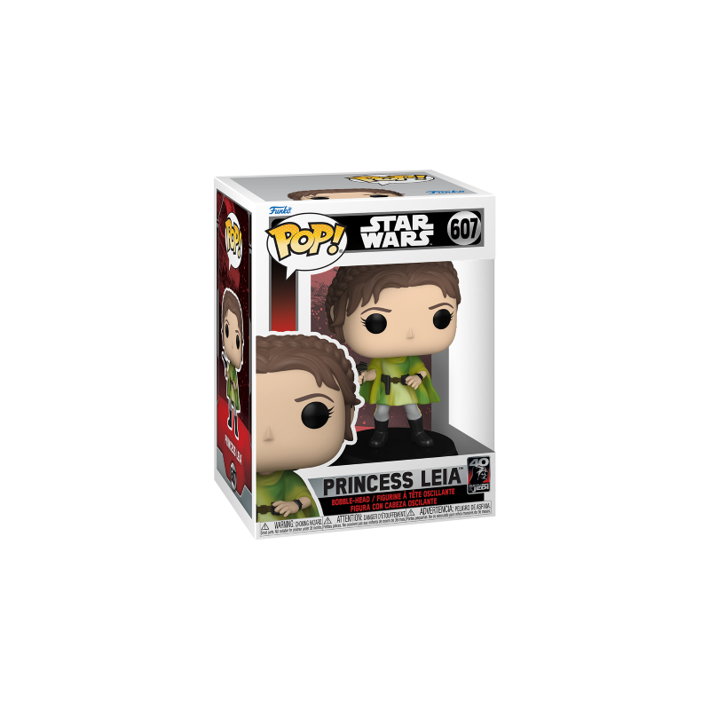 STAR WARS 6 "40EME ANNIVERSAIRE" - POP N° 607 - Leia (BH) 